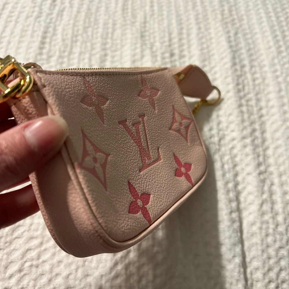 Louis Vuitton Pink Monogram Clutch